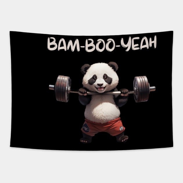 funny panda Tapestry by mdr design