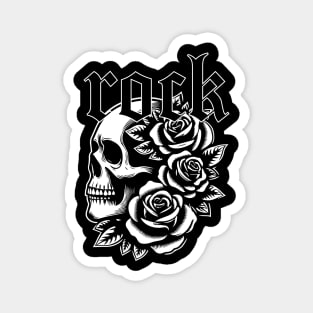 gothic rock skull Magnet