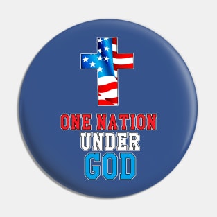 One Nation Under God Pin