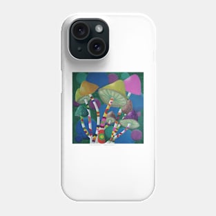 Mushrooms abstract Phone Case