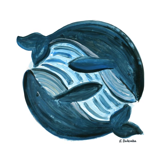 Yin Yang Whales by dulemba