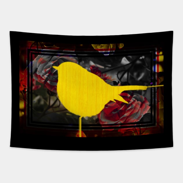 Fat Sparrow Tapestry by L'Appel du Vide Designs by Danielle Canonico