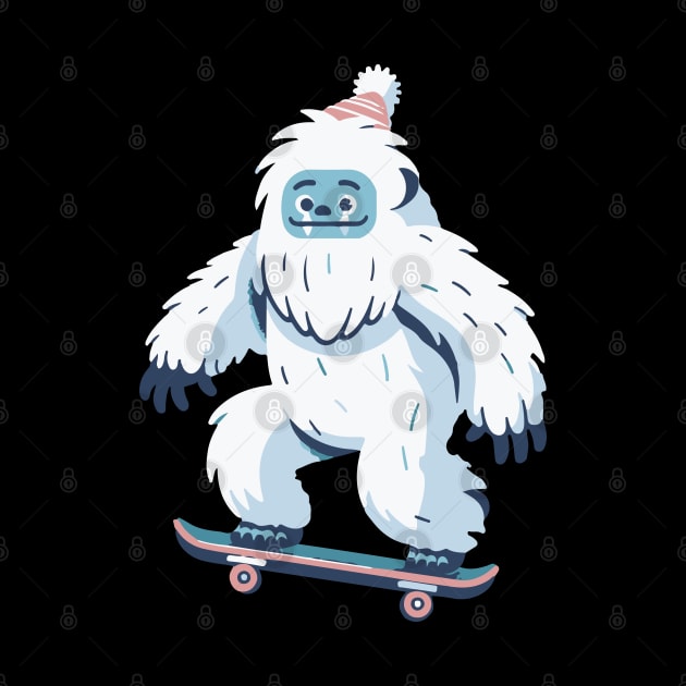 Skater Yeti by Green Dreads