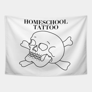 HomeSchoolTattoo Skull Tapestry