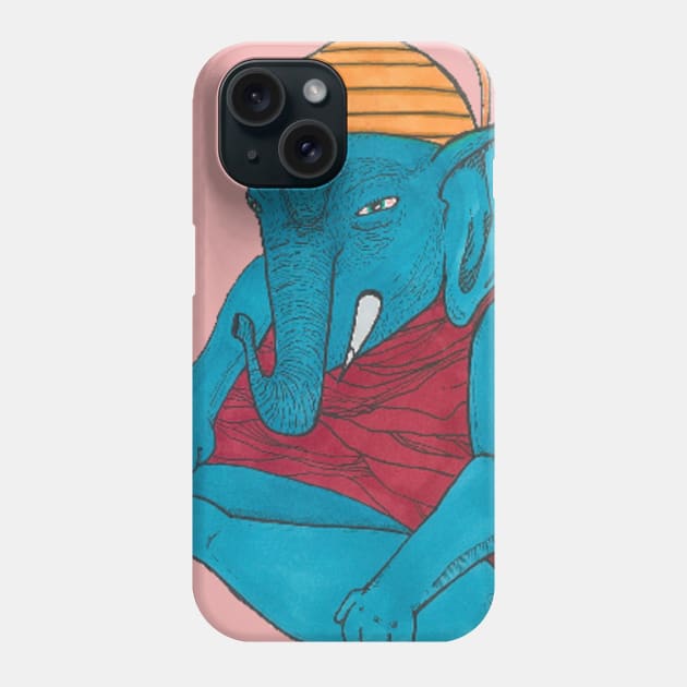 Enlightened Elephant Phone Case by DaveProch