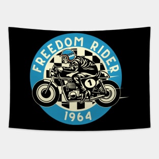 Vintage Motorcycle Club Freedom Rider 1964 Tapestry