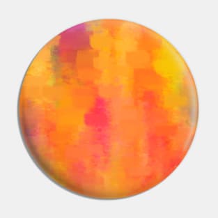 Blood Orange Abstract Pin