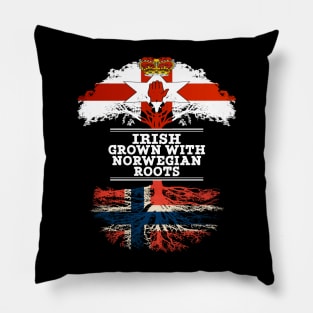 Northern Irish Grown With Norwegian Roots - Gift for Norwegian With Roots From Norway Pillow