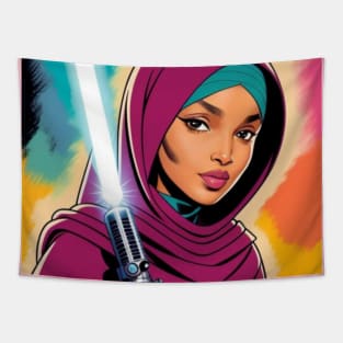 THE SQUAD-ILHAN OMAR 18 Tapestry