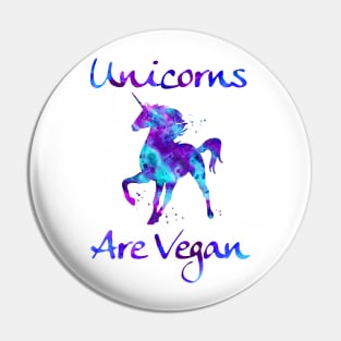 Unicorns are Vegan, Vegan Unicorn, Vegan Christmas gifts 2023 Pin