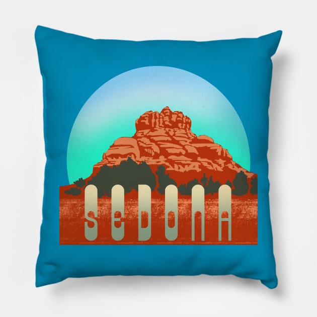 Visit Sedona Pillow by PainterBen