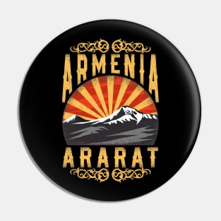 Armenia vintage Pin