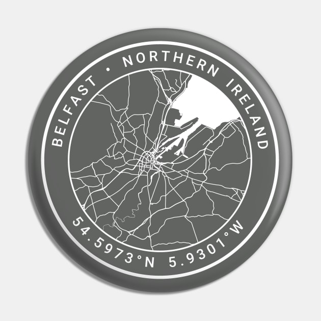 Belfast Map Pin by Ryan-Cox