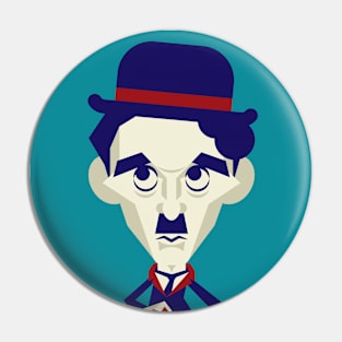 The Silent Comedian Pin