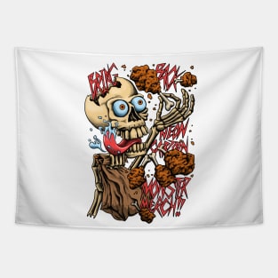 Bring Back Neon Cartoon Monster Merch Tapestry