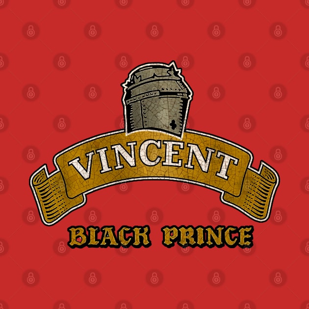 Vincent Black Prince Motorcycle UK by Midcenturydave