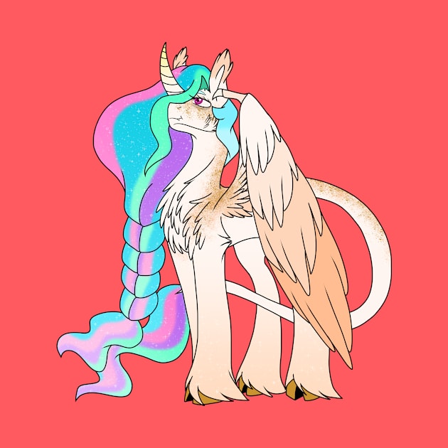 Sky Glance Celestia by MischievousArtist