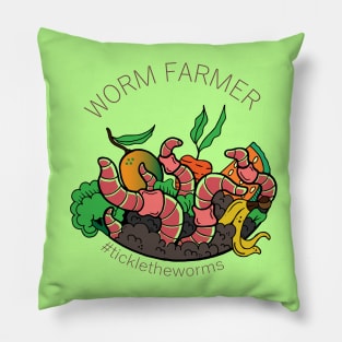 Worm Farmer Pillow