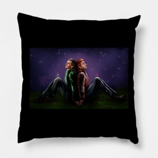 A Trickster and a Demon Pillow