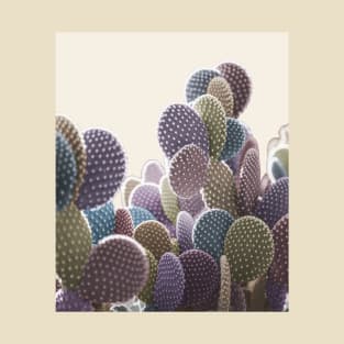 Pastel Cactus: Surreal photo in muted confetti colors T-Shirt