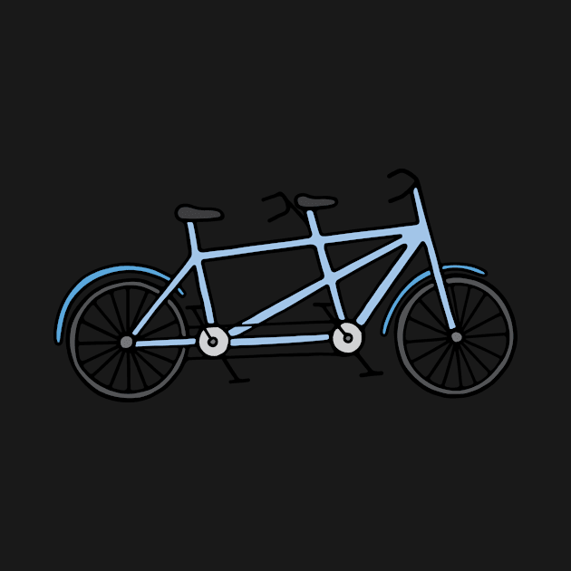 Tandem Bicycle by murialbezanson