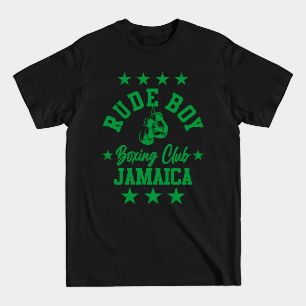 Disover RUDE BOY BOXING CLU8 - Jamaica - T-Shirt