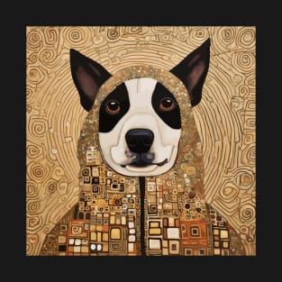 Klimt Dog with Beautiful Geometric Hoody T-Shirt