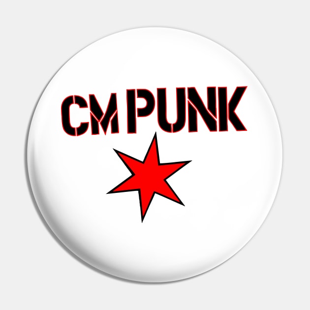 CM Punk Six Stars Pin by TheBalestvictus