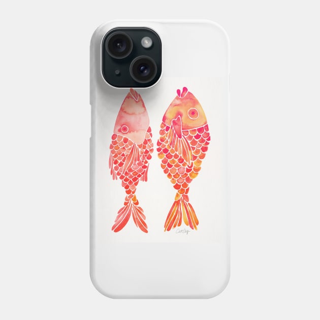 indonesian fish coral Phone Case by CatCoq