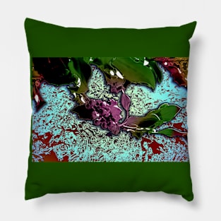 Abstract Background_Holly Branch Pillow