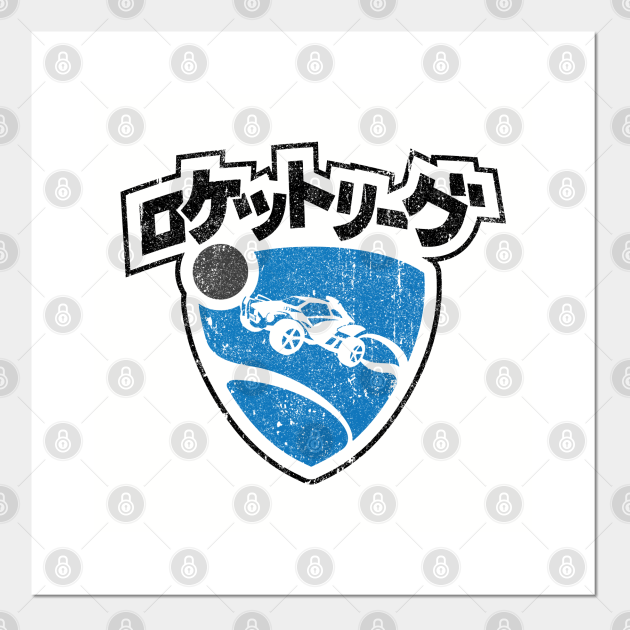 Rocket League Kanji Variant Rocket League Affiche Et Impression D Art Teepublic Fr