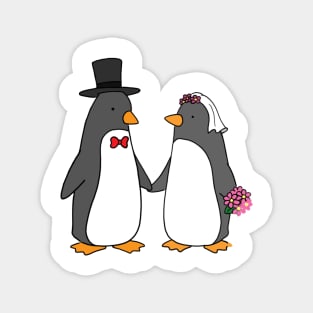 Penguin Wedding Magnet