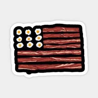 Eggs Spangled Bacon Magnet