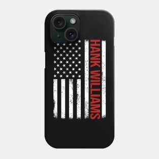 Graphic Hank Proud Name US American Flag Birthday Gift Phone Case