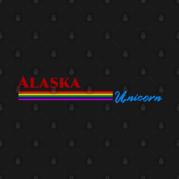 Alaska Unicorn Gift by Easy On Me