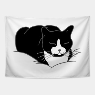 Loaf of Cat - Tuxedo Tapestry