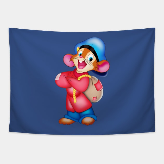 Happy Fievel - An American Tail Tapestry by ceemyvision