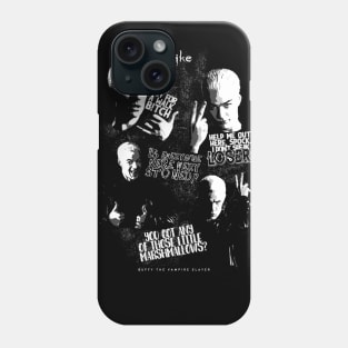 Buffy the Vampire Slayer Spike poster Phone Case