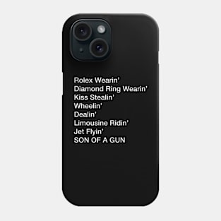 Flair Rolex Quote White Letters Phone Case