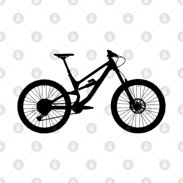 Canyon Torque Mountain Bike Silhouette by gktb