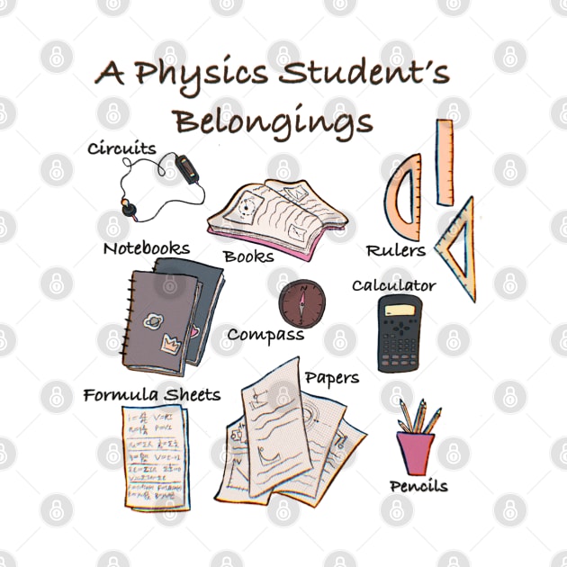 A Physics Student’s Belongings by SharonTheFirst