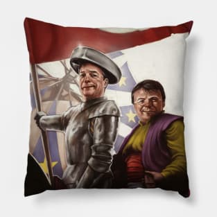Don KeyHotair - Nigel Farage/Don Quixote mash-up Pillow