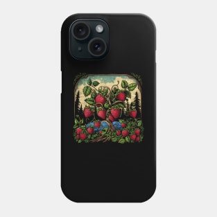 Cool Strawberry Plants by Night Phone Case