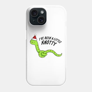 I've Been A Little Knotty Cute Naughty Snake Pun Phone Case