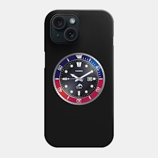 Casio Duro Red and Blue Phone Case