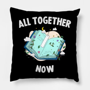 All Together Now Summer Reading Program 2023 Book Rainbow Pillow