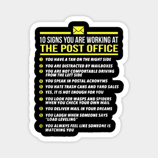 The Post Office - Postal Worker Magnet