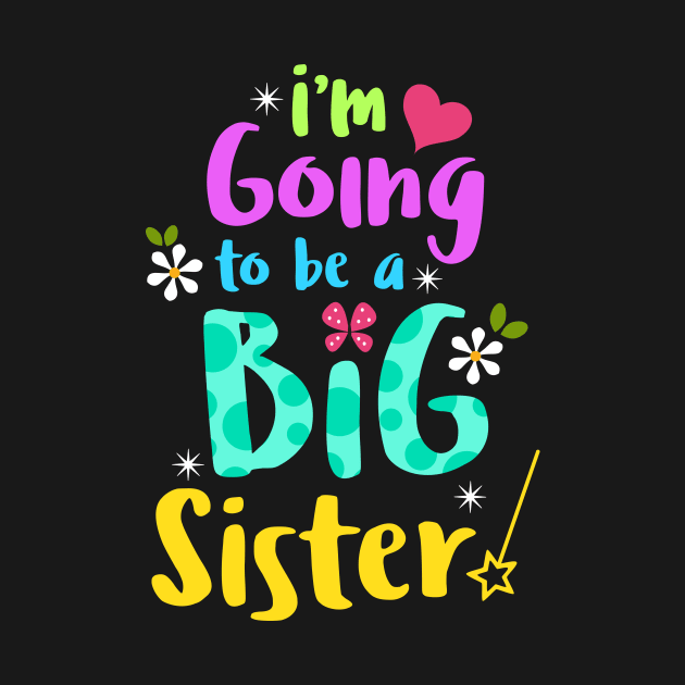 Big Sister Baby Announcement Shirt by ThreadsMonkey