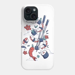 Dragonmaki Funny Sushi by Tobe Fonseca Phone Case