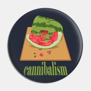 Watermelon cannibal Pin